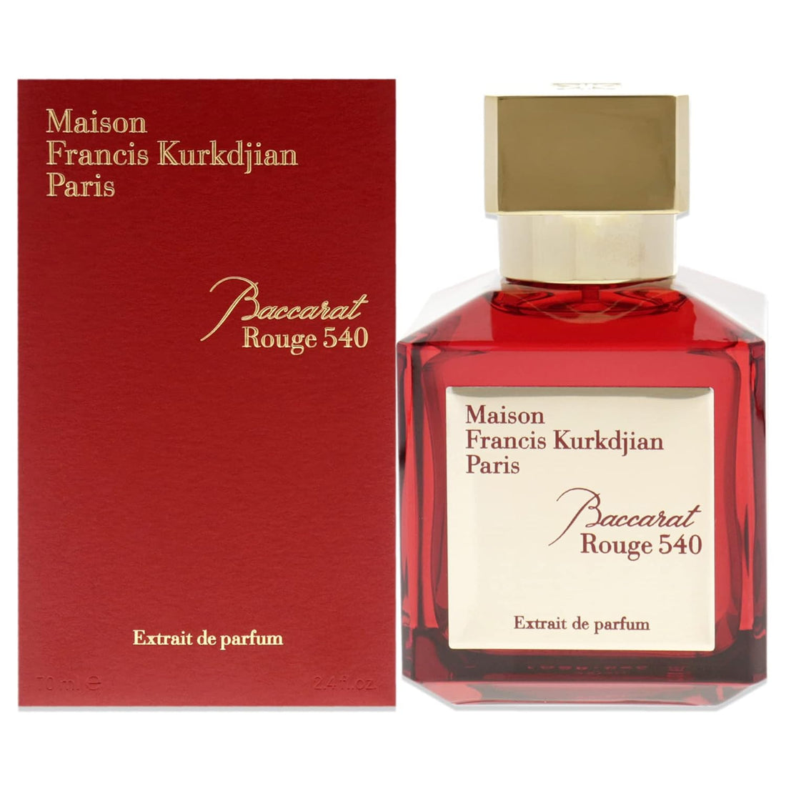 إليك وصفاً كاملاً بالعربية لعطر Maison Francis Kurkdjian Baccarat Rouge 540 Pure Perfume, 2.3 fl oz (Pack of 1)